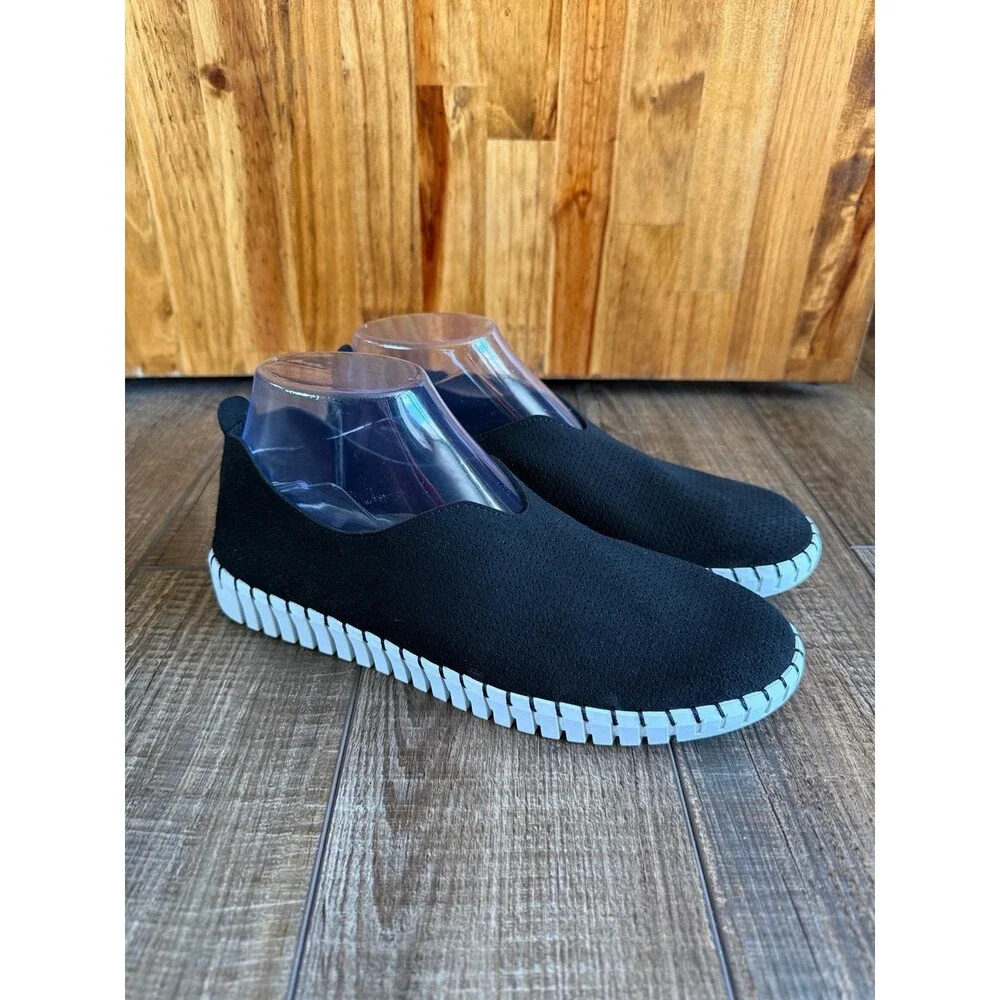 Skechers Sepulveda Blvd Simple Route Sneakers Sz. 9 Black